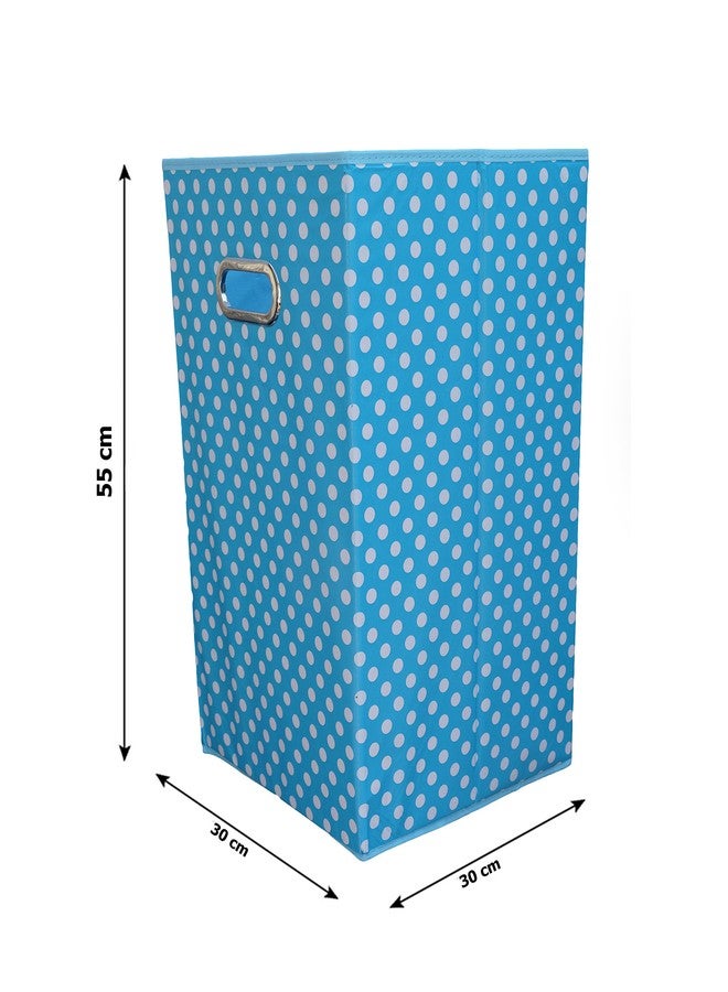 Pindia Foldable Printed Laundry Hamper Basket Bin Organizer Container for Kids Baby Clothes Toys Box Storage Kitchen Bedroom Bathroom with One Silver Handle (Large Size) - Image 3